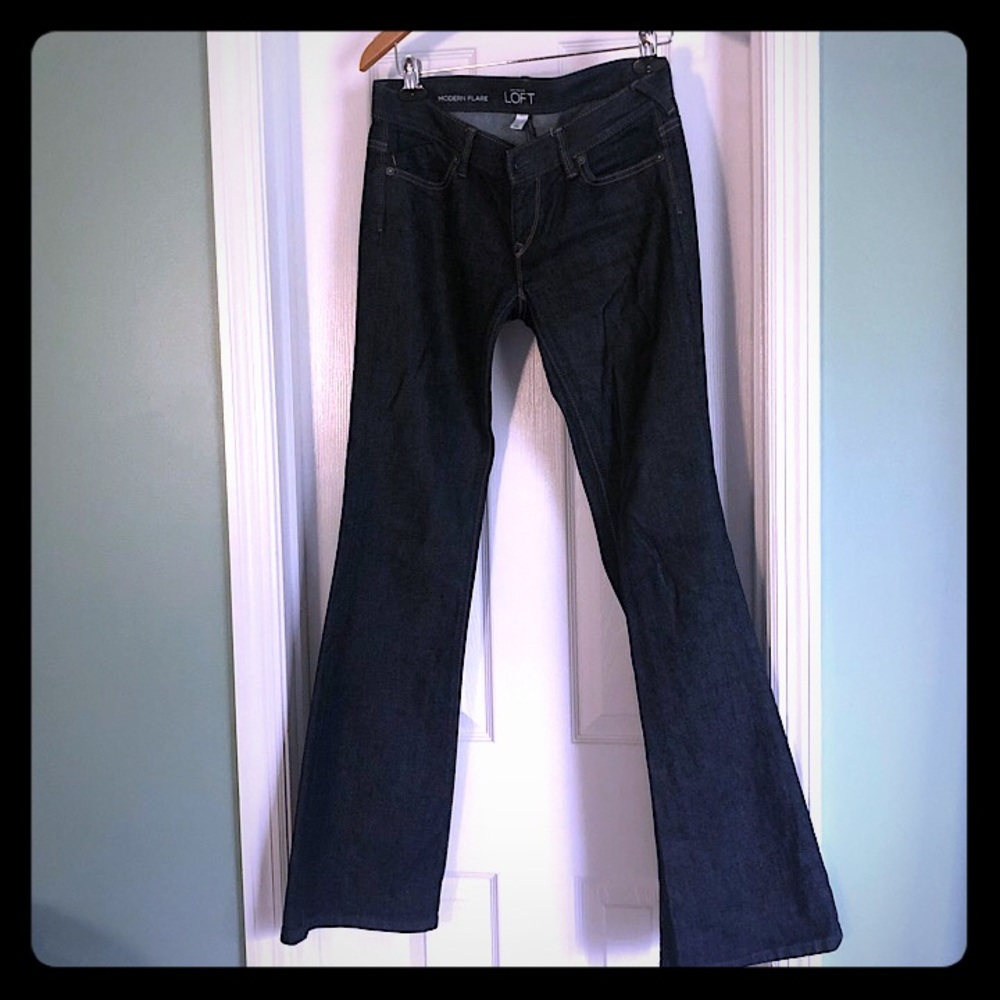 LOFT Modern Flare Jeans